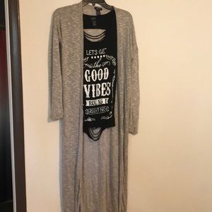 TANK WITH LONG CARDIGAN 🔥🆕